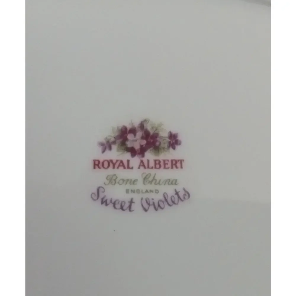 Vintage Royal Albert Sweet Violets Trinket Dish Tray - Picture 5 of 6